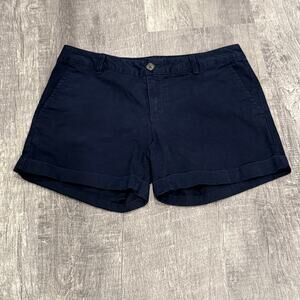 Banana Republic Size 4 Navy City Chino Shorts